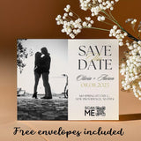 Wedding Save The Date Photo Magnet – Custom Invitations with Free Envelope, Ideal for Announcing Your Wedding in Style - Venuston
