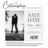 Wedding Save The Date Photo Magnet – Custom Invitations with Free Envelope, Ideal for Announcing Your Wedding in Style - Venuston