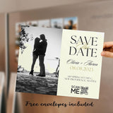 Wedding Save The Date Photo Magnet – Custom Invitations with Free Envelope, Ideal for Announcing Your Wedding in Style - Venuston