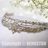 Wedding Tiara Bride Princess Diadem Gift Diamond Crystal Prom Queen Crown Timeless - Venuston